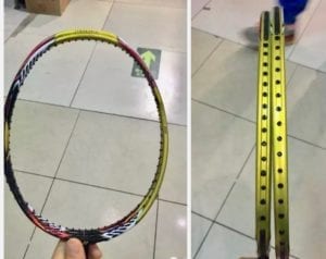 lin dan painted z force 2 comparison